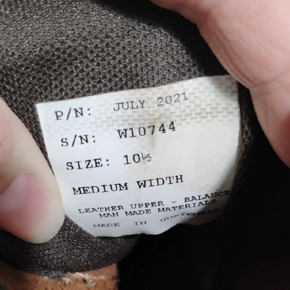 (#201) SALE! NWT Wolverine Brown Wedge Moc-Toe Work Boots Sz.10.5